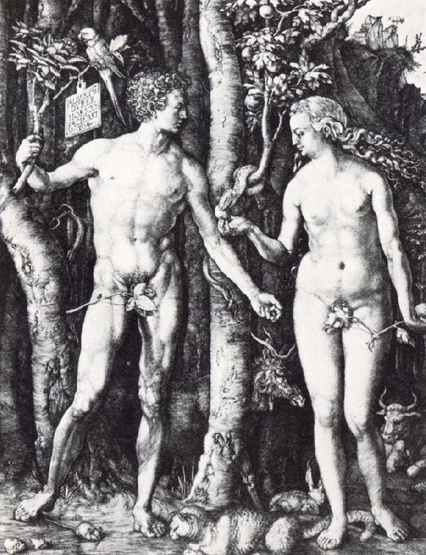 Albrecht Durer Adam and Eve France oil painting art